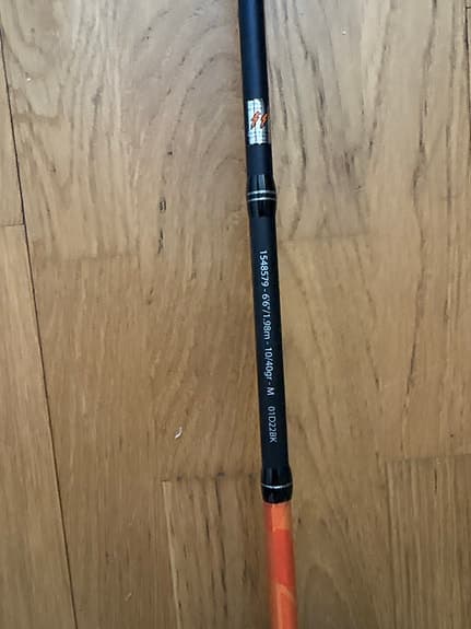 Abu Garcia Max STX haspelspö med rulle 6’6" medium orange