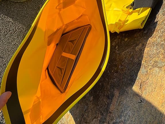 Thule cykelväskor gula vattentäta