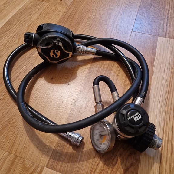 Dykutrustning, regulator