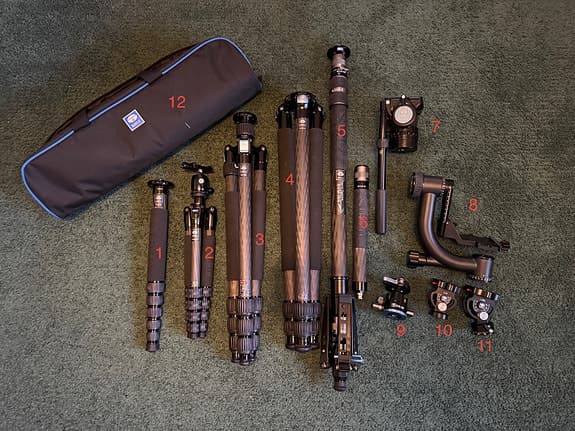 SIRUI Kamerastativ + Gimbal m.m. kollektion