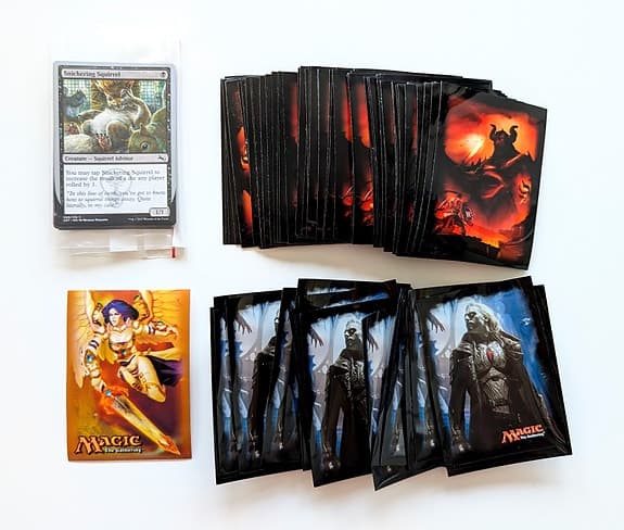 Magic the Gathering Kortpaket + nya card sleeves - Nya Fodral & Samlarkort
