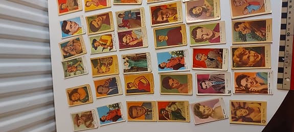 72 st Vintage Filmstjärnekort 1950–60-tal – Retro Samling