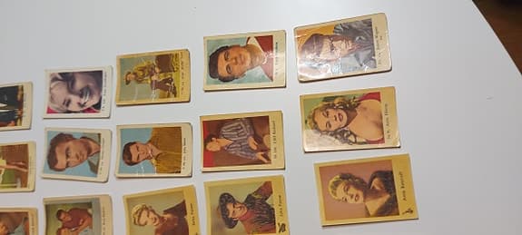 72 st Vintage Filmstjärnekort 1950–60-tal – Retro Samling
