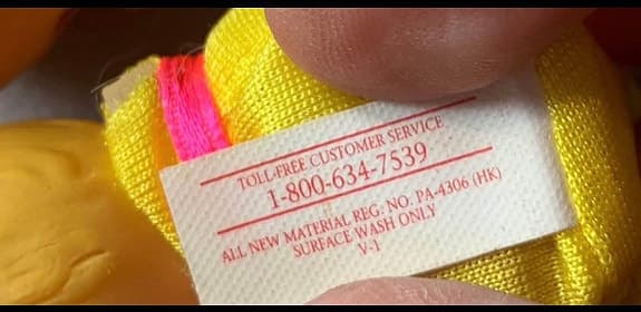 Teeny  Tiny Baby Tumbles Surprise 1996