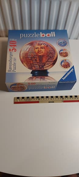 Ravensburger Puzzleball 540 bitar – 3D Egypt / Tutankhamun kartong – dekorativ