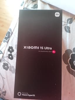 Helt ny Xiaomi 15 ultra vit plomberad