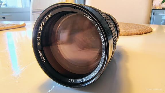 Canon C-16 Macro Zoom 12–120mm f/2.2 – Fluorite – Vintage