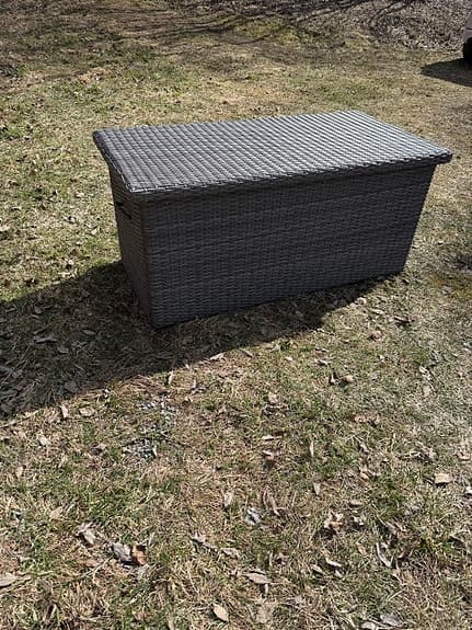 Förvaringslåda utomhus färg grå