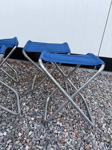 Retro campingstolar/pallar