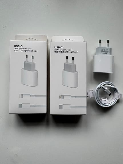 USB‑C laddare med Lightning-kabel, 2-pack