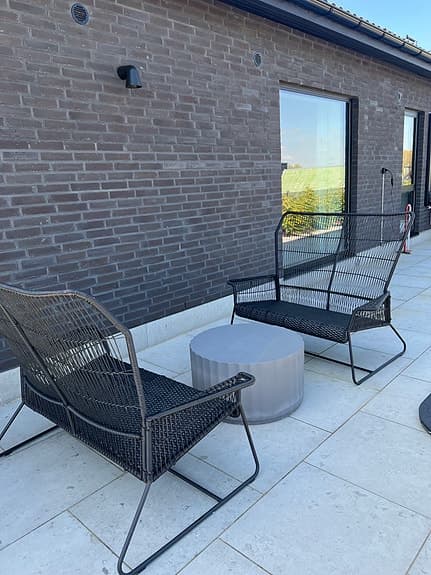 2 st svarta loungesoffor - Tallskär IKEA