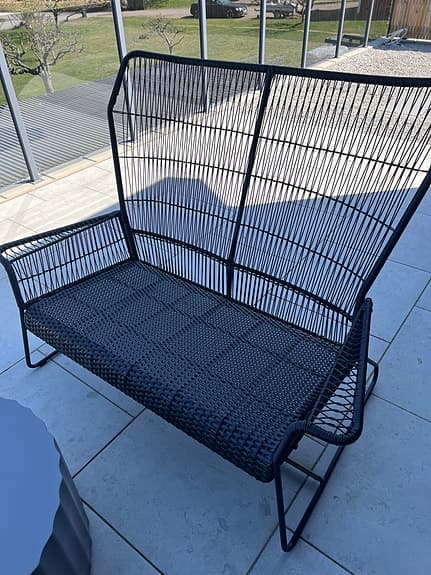 2 st svarta loungesoffor - Tallskär IKEA