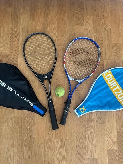 Tennispaket Junior (2 rack, fodral & boll) – Perfekt för nybörjaren!