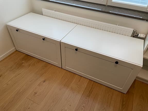 Sittbänk med förvaring
