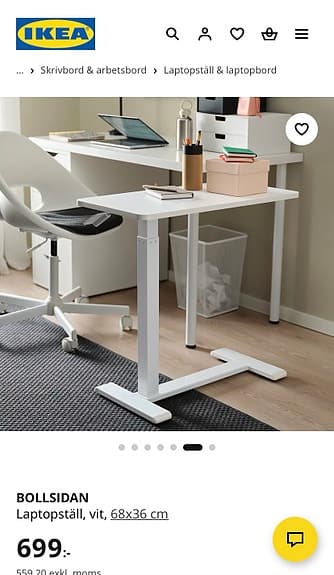 Bollsidan Laptopställ Skrivbord