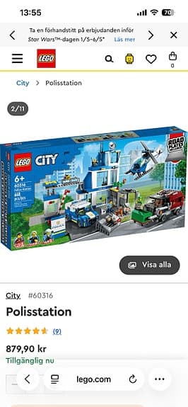 LEGO City polisstation 60316 byggsats