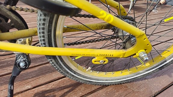 Crescent cykel 20 tum gul