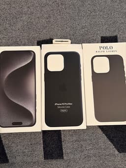 Apple iPhone 15 Pro Max 256 GB svart Titanium