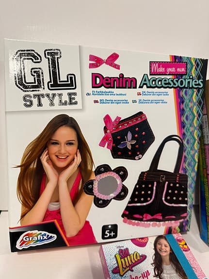 Grafix GL Style denimpyssel + Project MC2 lekset+ Dagbok, 3st