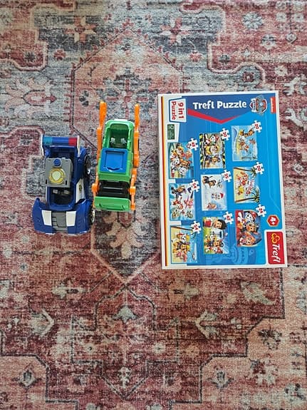 Paw patrol leksaker och pussel