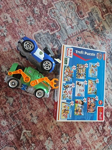 Paw patrol leksaker och pussel