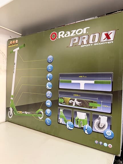 Razor Pro X sparkcykel grön