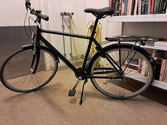 NY herrcykel NISHIKI Spirit 1 svart 7vxl stor ram