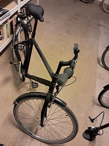 NY herrcykel NISHIKI Spirit 1 svart 7vxl stor ram