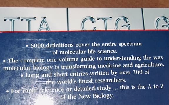 Encyclopedia of Molecular Biology i nyskick