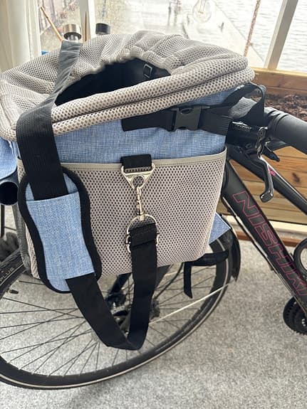 Cykelkorg mm för djur