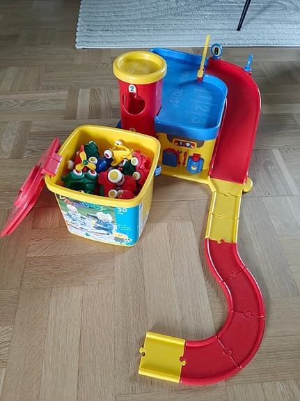 VikingToys garage och hink