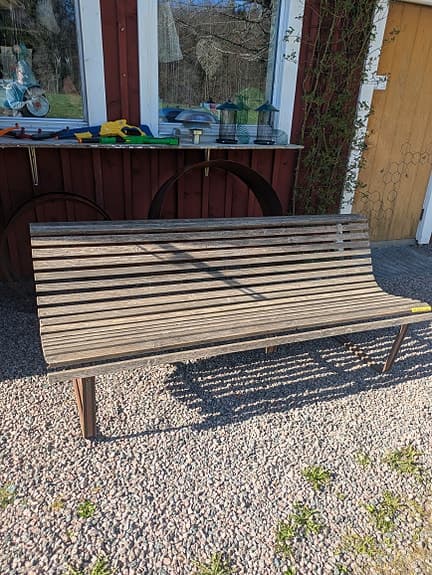 Parkbänk utemöbel parksoffa