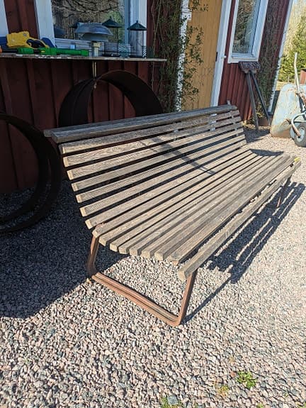 Parkbänk utemöbel parksoffa