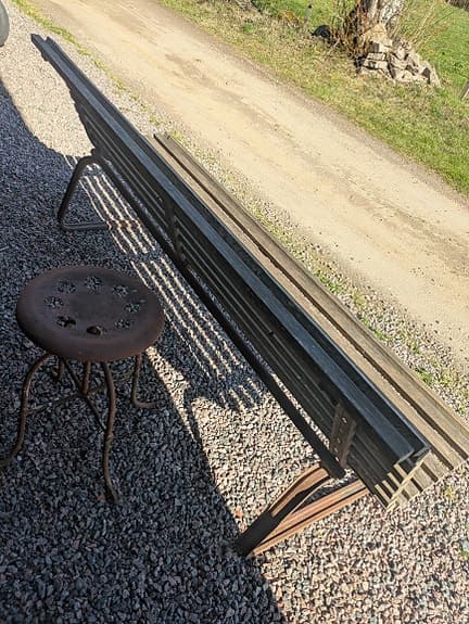 Parkbänk utemöbel parksoffa