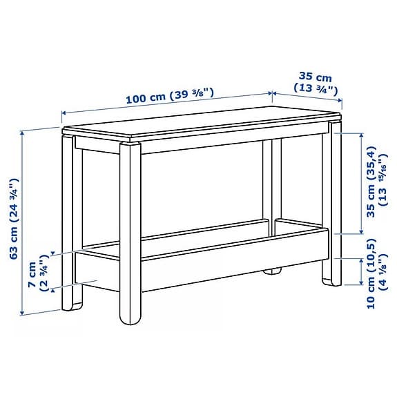 Avlastningsbord / TV-bänk