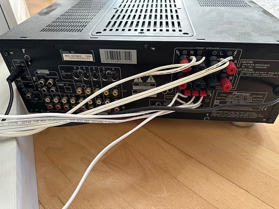 Pioneer VSA-E03 hemmabioreceiver svart med fjärrkontroll