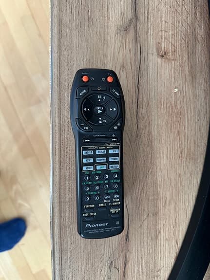 Pioneer VSA-E03 hemmabioreceiver svart med fjärrkontroll