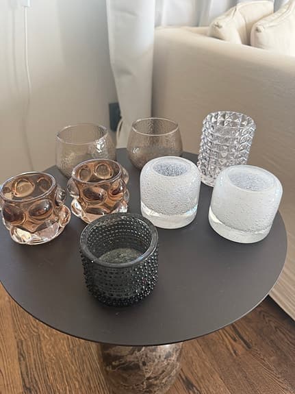 Inredning paket ljusstakar