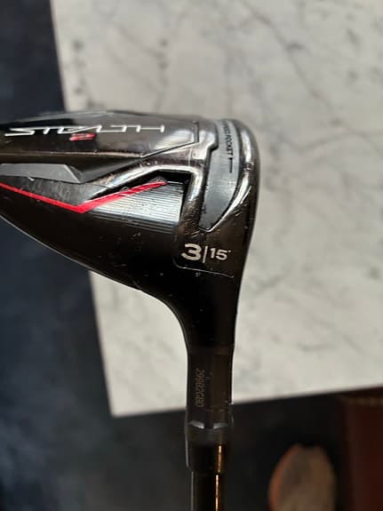 Taylor made Stealth 2   3 wood 15 grader