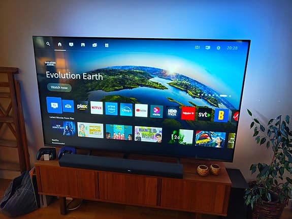 Philips 75" 4K TV med Ambilight