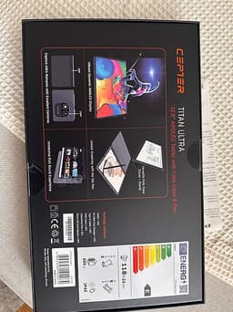 Cepter titan ultra surfplatta super fin helt ny 12,6 Amoled skärm med kvitto
