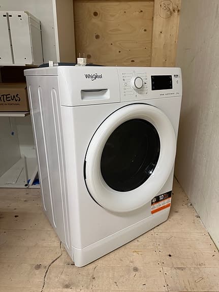 Whirlpool kombinerad tvättmaskin/torktumlare frontmatad vit