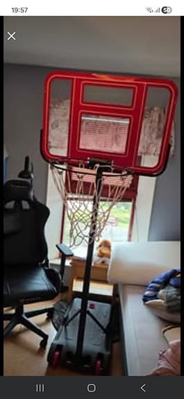 Basketkorg med ställning 160 - 210 cm