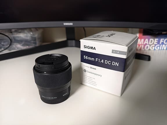 Sigma 56mm f/1.4 Sony E – Nyskick, kvitto finns