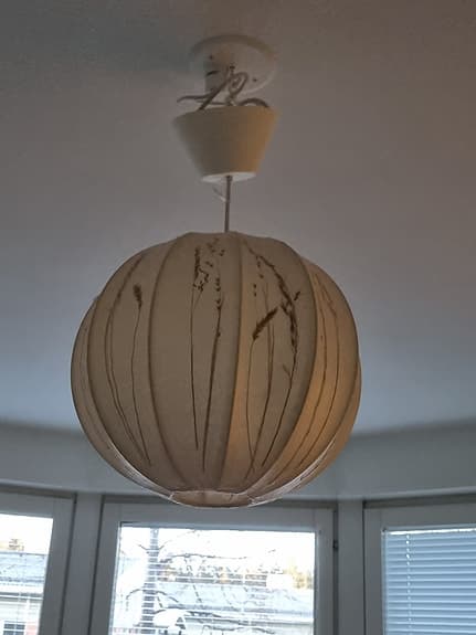 Vacker lampa från Malmstenbutiken