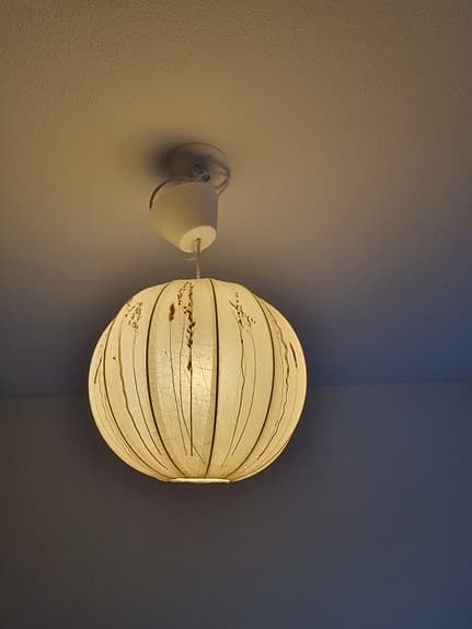 Vacker lampa från Malmstenbutiken