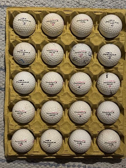 Pinnacle Lady golfbollar 20 st