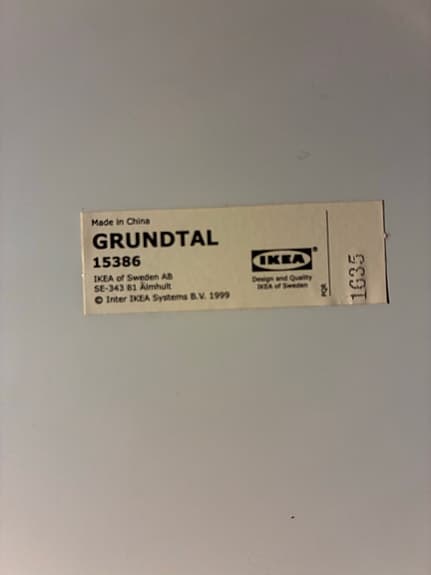 IKEA GRUNDTAL rund spegel