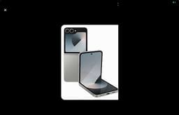 Samsung Galaxy Z Flip6 mobil 256 GB silver med klocla å buds2