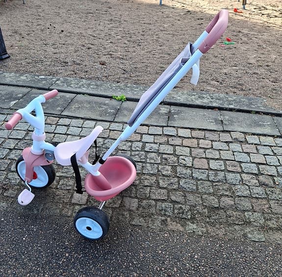 Smoby Trehjuling Cykel Rosa